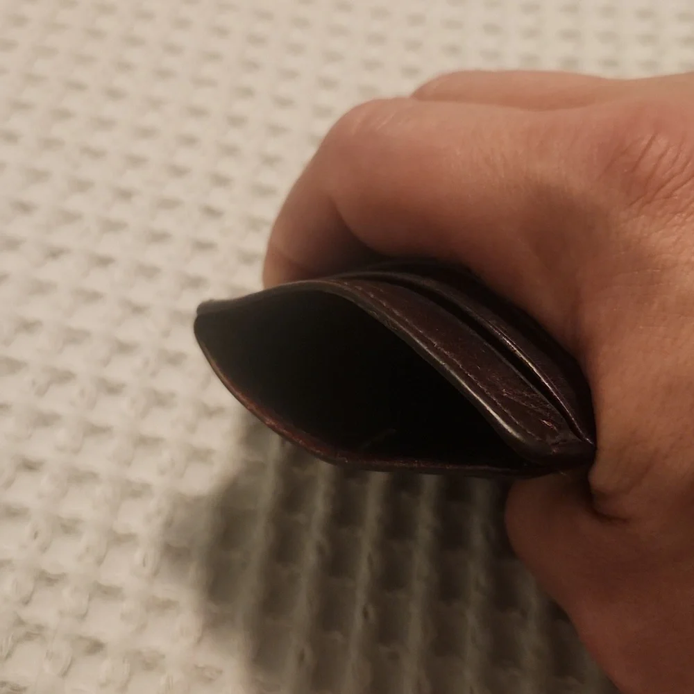 Bosca money clip credit card holder